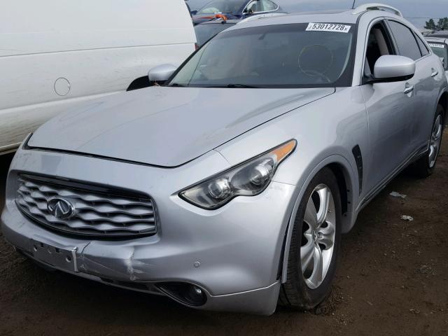 JN8AS1MWXBM141323 - 2011 INFINITI FX35 SILVER photo 2