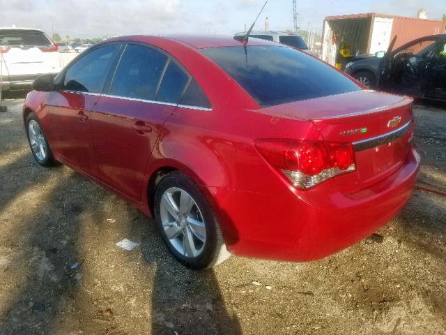 1G1P75SZ6E7168641 - 2014 CHEVROLET CRUZE RED photo 3