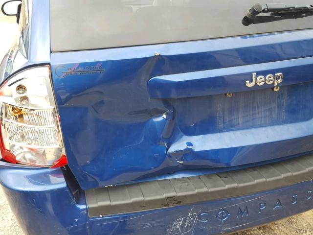 1J4NT4FB2AD503398 - 2010 JEEP COMPASS SP ლურჯი ფოტო 9