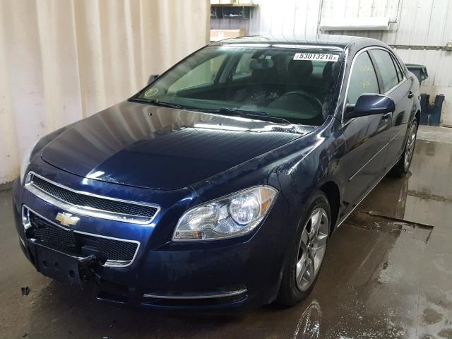 1G1ZC5EB0AF141759 - 2010 CHEVROLET MALIBU 1LT BLUE photo 2