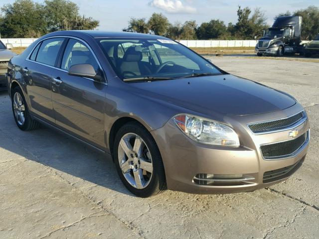 1G1ZC5E09CF246916 - 2012 CHEVROLET MALIBU 1LT BROWN photo 1