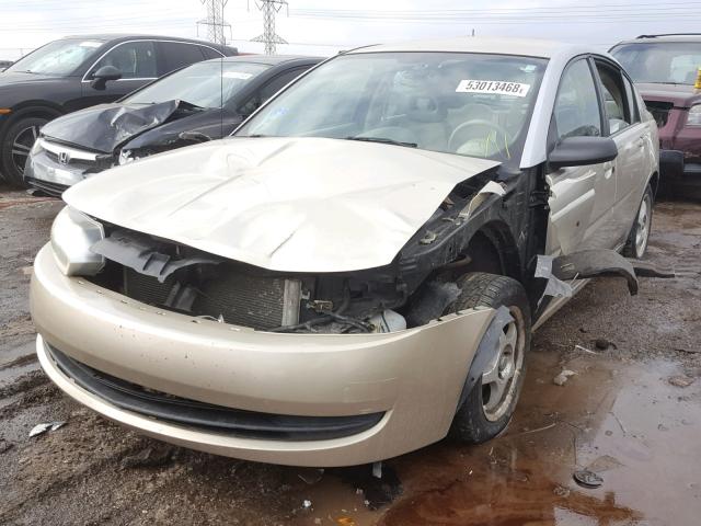 1G8AJ52F13Z143307 - 2003 SATURN ION LEVEL GOLD photo 2