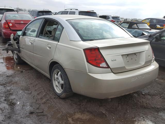 1G8AJ52F13Z143307 - 2003 SATURN ION LEVEL GOLD photo 3