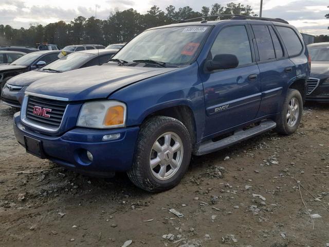 1GKDS13S652378676 - 2005 GMC ENVOY BLUE photo 2