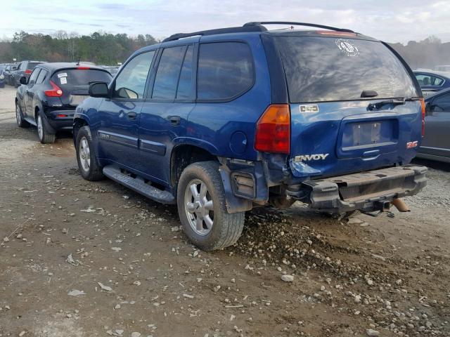 1GKDS13S652378676 - 2005 GMC ENVOY BLUE photo 3