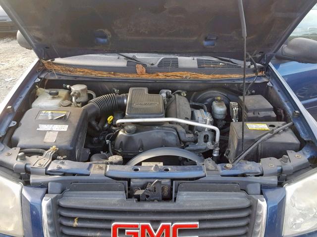 1GKDS13S652378676 - 2005 GMC ENVOY BLUE photo 7