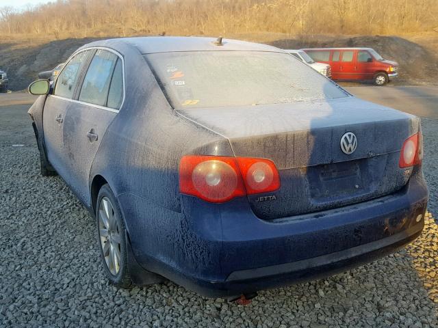 3VWRT71K16M034023 - 2006 VOLKSWAGEN JETTA TDI BLUE photo 3