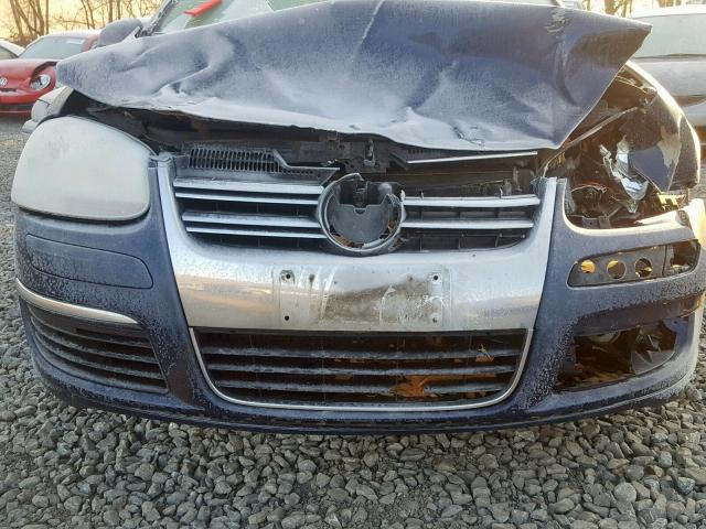 3VWRT71K16M034023 - 2006 VOLKSWAGEN JETTA TDI BLUE photo 7