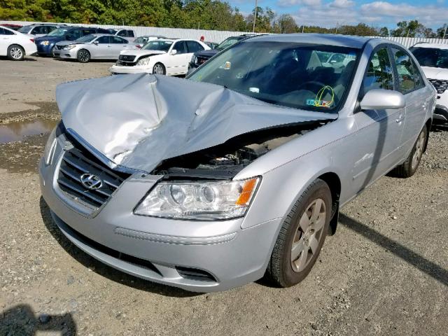 5NPET4AC5AH647365 - 2010 HYUNDAI SONATA GLS SILVER photo 2