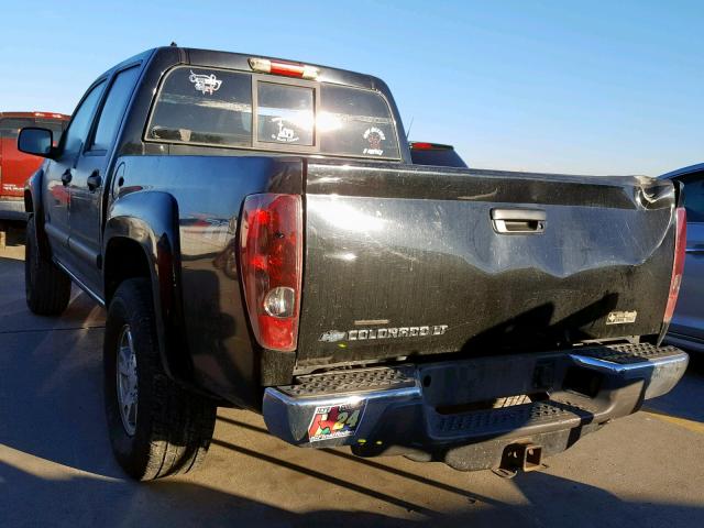 1GCDS13E588171087 - 2008 CHEVROLET COLORADO BLACK photo 3