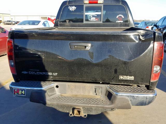 1GCDS13E588171087 - 2008 CHEVROLET COLORADO BLACK photo 9