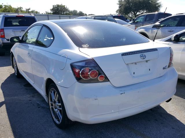 JTKDE167080239033 - 2008 SCION TC WHITE photo 3