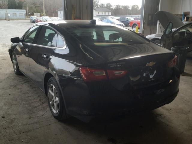 1G1ZB5ST5GF258763 - 2016 CHEVROLET MALIBU LS 黑色 照片 3