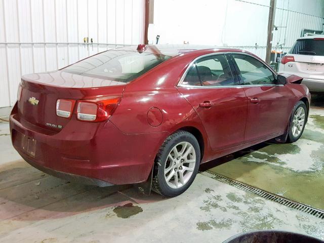 1G11D5RRXDF112369 - 2013 CHEVROLET MALIBU 1LT ბურგუნდია ფოტო 4