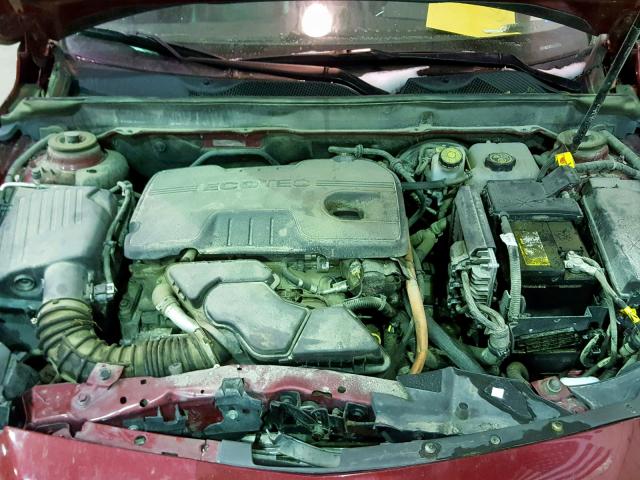 1G11D5RRXDF112369 - 2013 CHEVROLET MALIBU 1LT ბურგუნდია ფოტო 7