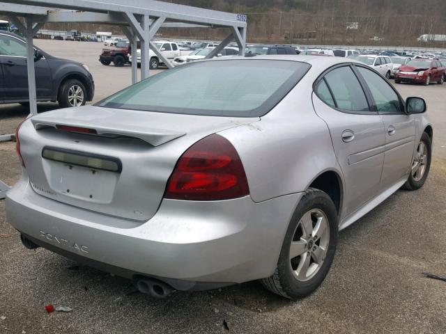 2G2WS522951149863 - 2005 PONTIAC GRAND PRIX ნაცრისფერი ფოტო 4
