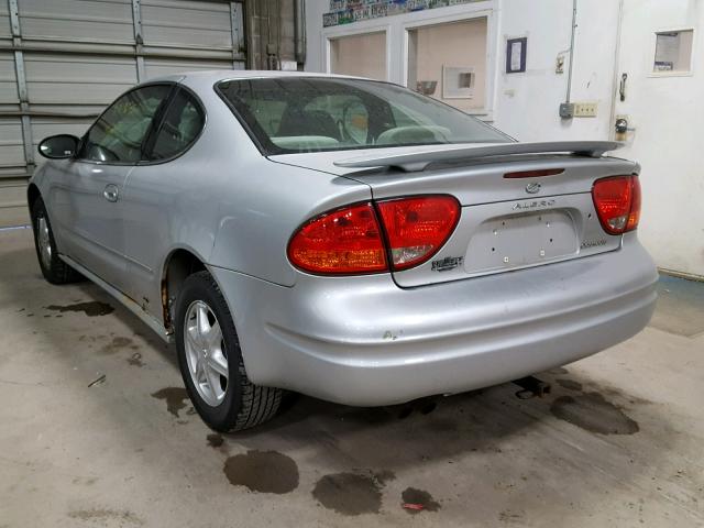 1G3NL12F93C292657 - 2003 OLDSMOBILE ALERO GL SILVER photo 3