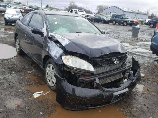 1HGEM22165L036701 - 2005 HONDA CIVIC DX V BLACK photo 1