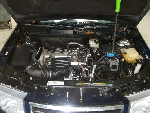 1G8AJ55F37Z206036 - 2007 SATURN ION LEVEL BLUE photo 7