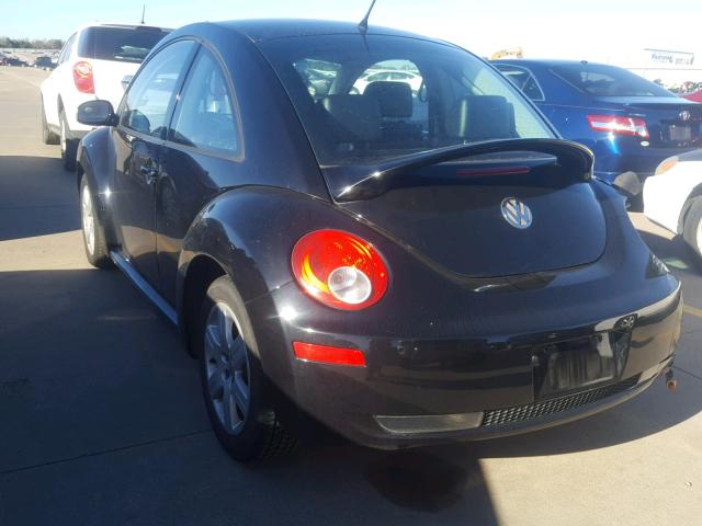 3VWPW31C77M515170 - 2007 VOLKSWAGEN NEW BEETLE BLACK photo 3