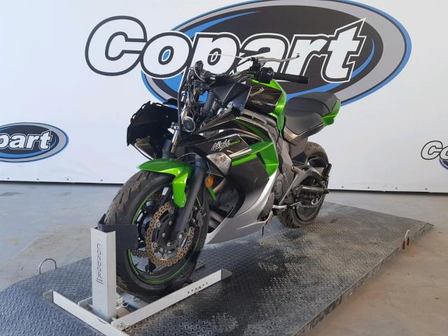 JKAEXEE19GDA23082 - 2016 KAWASAKI EX650 E GREEN photo 2