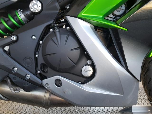 JKAEXEE19GDA23082 - 2016 KAWASAKI EX650 E GREEN photo 7