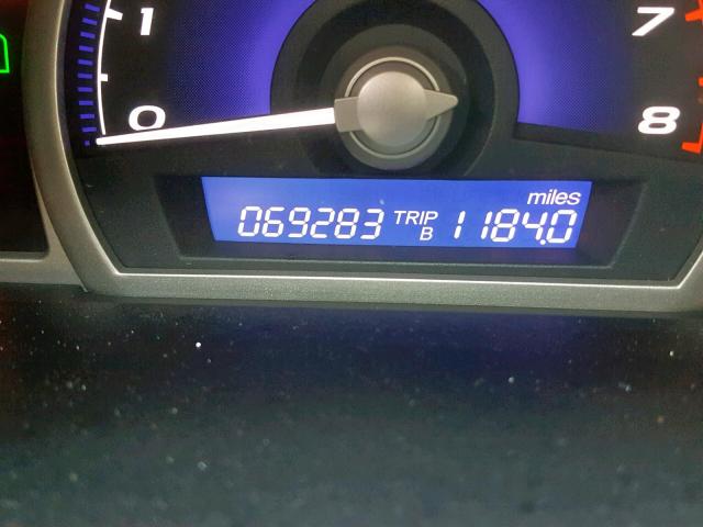 2HGFA16629H523295 - 2009 HONDA CIVIC LX-S Qırmızı foto 8