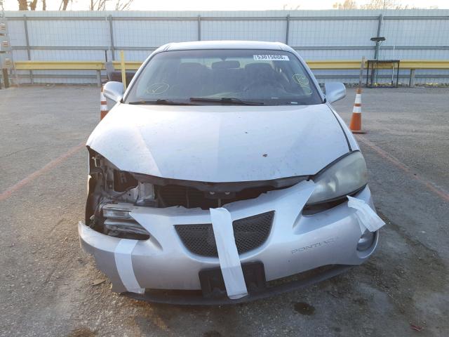 2G2WP522751233195 - 2005 PONTIAC GRAND PRIX SILVER photo 9