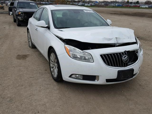 2G4GS5EV5D9196096 - 2013 BUICK REGAL PREM WHITE photo 1