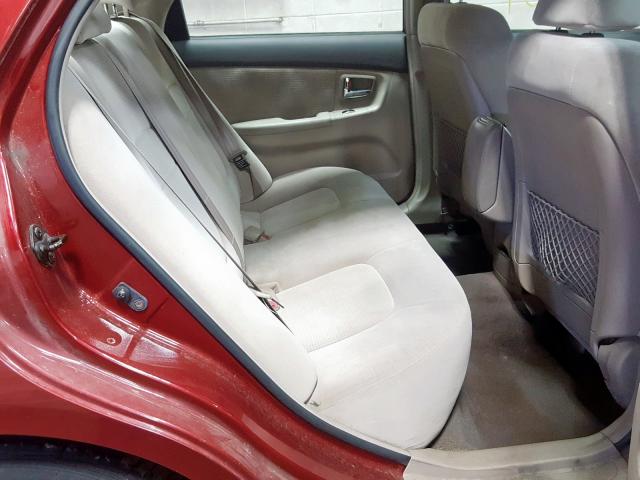 KNAFE121875415844 - 2007 KIA SPECTRA EX RED photo 6