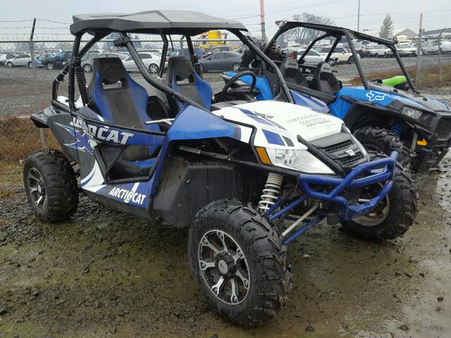 4UF14MPV5ET307535 - 2014 ARCTIC CAT WILDCAT BLUE photo 1