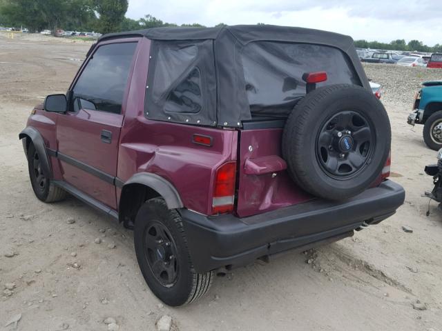 2CNBE1866T6921638 - 1996 GEO TRACKER PURPLE photo 3