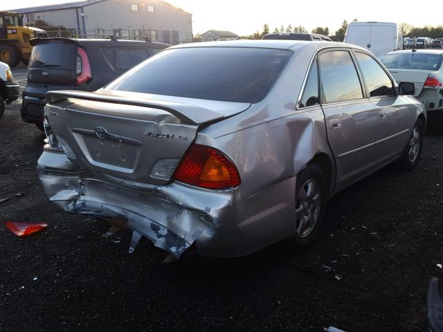 4T1BF28B42U259395 - 2002 TOYOTA AVALON XL TAN photo 4