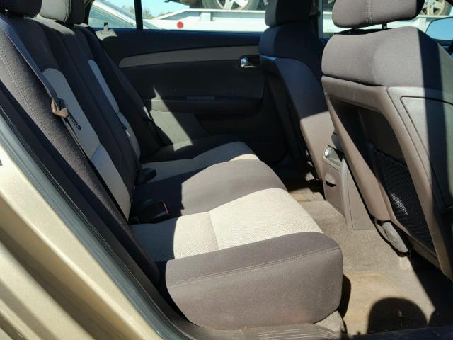 1G1ZG57BX8F253366 - 2008 CHEVROLET MALIBU LS 金色 照片 6