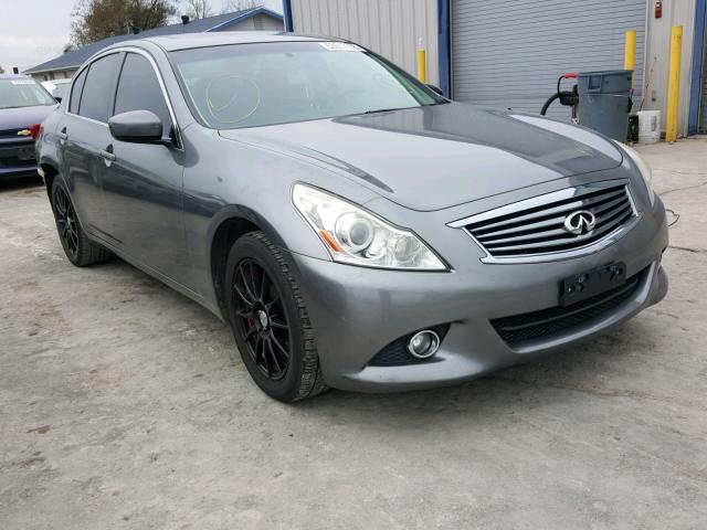 JN1CV6AR4BM405520 - 2011 INFINITI G37 GRAY photo 1