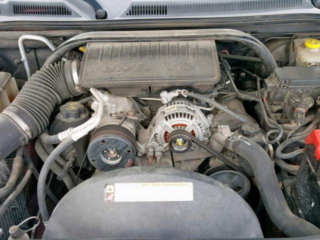 1J8HG48K17C578749 - 2007 JEEP COMMANDER MAROON photo 7