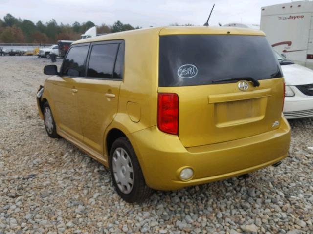 JTLKE50E081057330 - 2008 TOYOTA SCION XB Qızıl foto 3