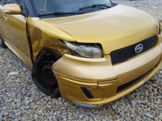 JTLKE50E081057330 - 2008 TOYOTA SCION XB Qızıl foto 9