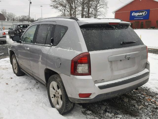 1C4NJCBA2GD715617 - 2016 JEEP COMPASS SP SILVER photo 3