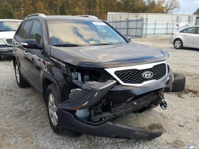 5XYKT4A63DG415842 - 2013 KIA SORENTO LX BLACK photo 1