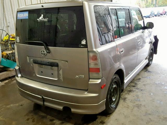 JTLKT334550218026 - 2005 TOYOTA SCION XB ყავისფერი ფოტო 4