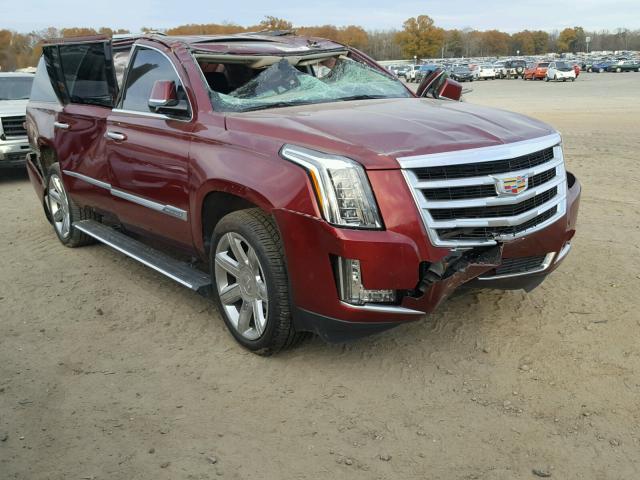 1GYS4JKJ7GR215867 - 2016 CADILLAC ESCALADE E RED photo 1