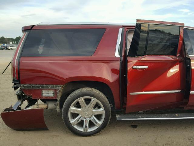 1GYS4JKJ7GR215867 - 2016 CADILLAC ESCALADE E RED photo 9