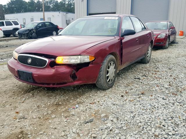 2G4WS52J341157275 - 2004 BUICK CENTURY CU MAROON photo 2