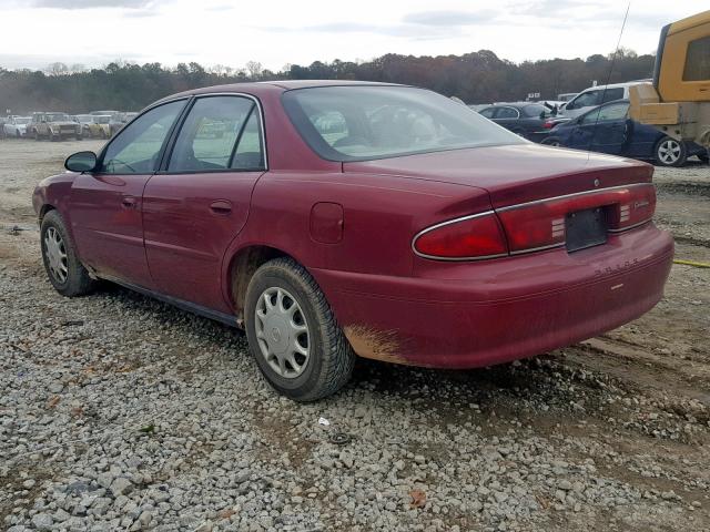 2G4WS52J341157275 - 2004 BUICK CENTURY CU MAROON photo 3