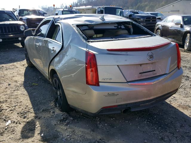 1G6AA5RA2E0193112 - 2014 CADILLAC ATS SILVER photo 3