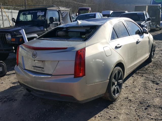 1G6AA5RA2E0193112 - 2014 CADILLAC ATS SILVER photo 4