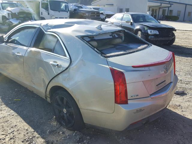 1G6AA5RA2E0193112 - 2014 CADILLAC ATS SILVER photo 9