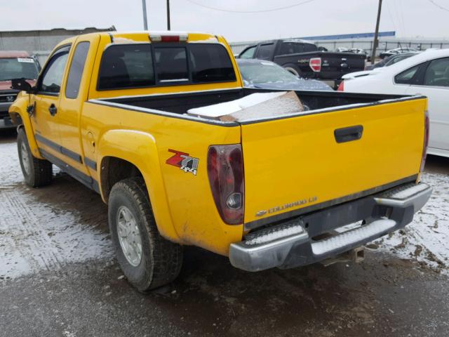 1GCDT196748190571 - 2004 CHEVROLET COLORADO YELLOW photo 3