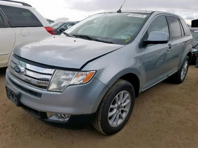 2FMDK48C67BA94293 - 2007 FORD EDGE SEL BEIGE photo 2